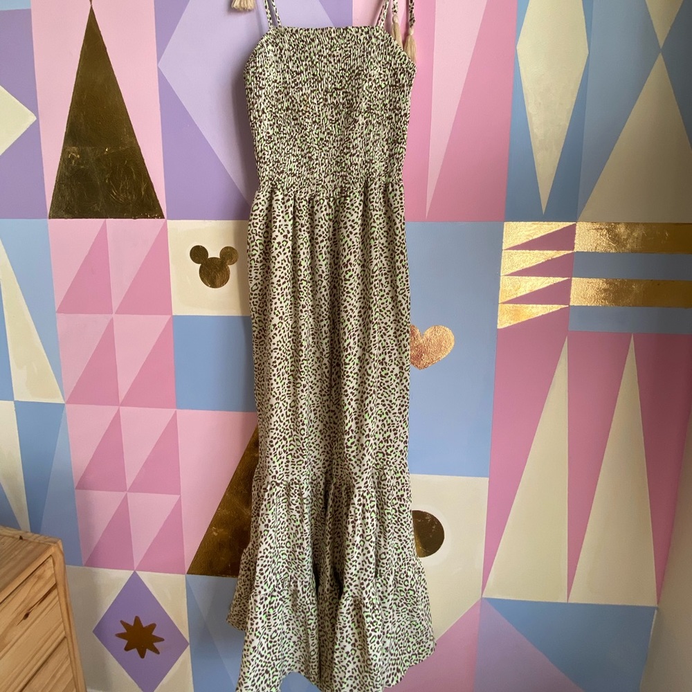 70s style jumpsuit romper leopard print